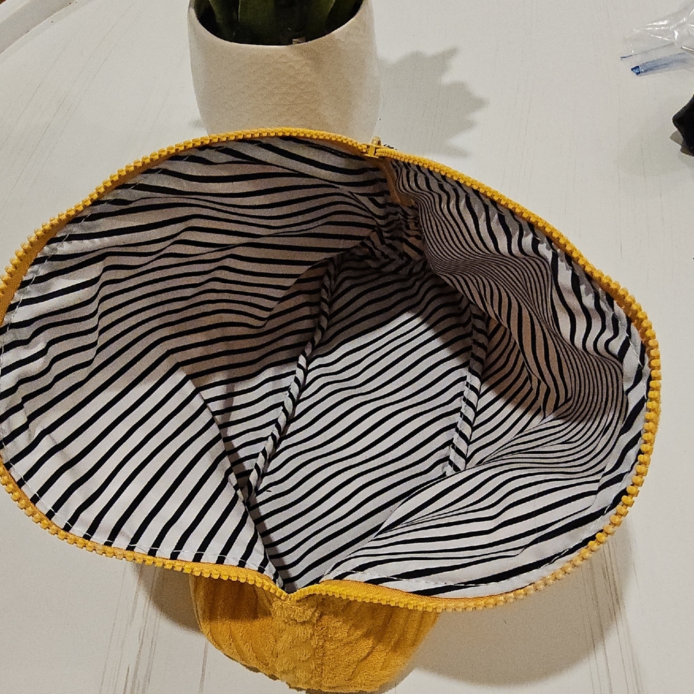 Eleven Australia Yellow Textured Terry Cosmetic Bag - Picture 3 of 3